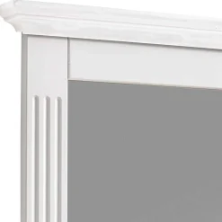 Weißer Landhausspiegel mit Holzrahmen - Kazanova