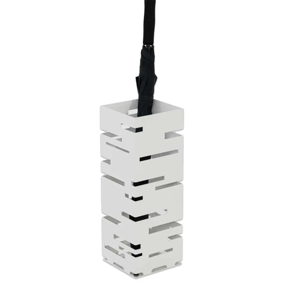 Weißer Schirmständer in modernem Design - Arne