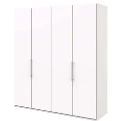 Weißer Schlafzimmer Kleiderschrank mit Falttüren - Donpiave