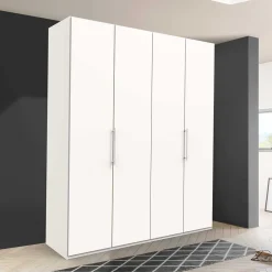 Weißer Schlafzimmer Kleiderschrank mit Falttüren - Donpiave