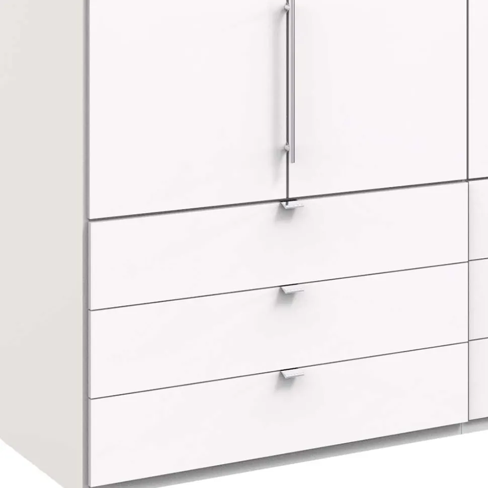 Weißer Schlafzimmerschrank mit Falttüren - Donpiave