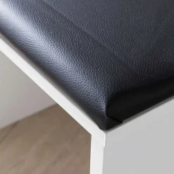 Weißer Schminktisch & Hocker - Toprino (zweiteilig)