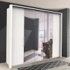 Weißer Schrank fürs Schlafzimmer mit Spiegeln - Donpiave