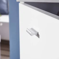 Weißer Schuhschrank 60x90x35 cm - Avelinos