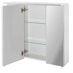 Weißer Spiegelschrank für das Bad - Yuliva