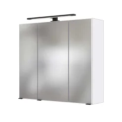 Weißer Spiegelschrank fürs Badezimmer - Maney