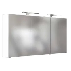 Weißer Spiegelschrank in 120cm Breite - Vandan