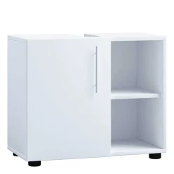 Weißer Unterschrank fürs Waschbecken 60x51x30 cm - Sua