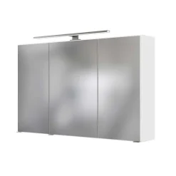 Weißes Badezimmermöbel Set groß - Livendas (fünfteilig)