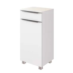 Weißes Badezimmermöbel Set groß - Livendas (fünfteilig)