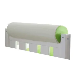 Weißes Buche Etagenbett mit Rutsche - Paso