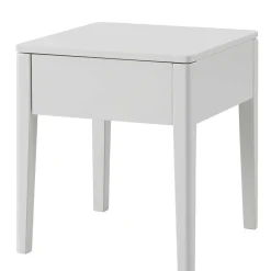 Weißes Designbett in 140x200 cm - Shuffle