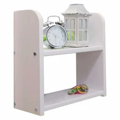 Weißes Kinderzimmer-Hochbett mit Tunnel - Catamaron