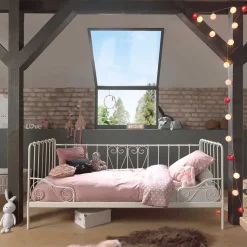 Weißes Kojenbett aus Metall - Zorro