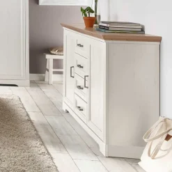 Weißes Landhaus Schlafzimmer Set - Maggio (fünfteilig)