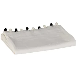 Weißes Metallbett mit Baldachin - Jenva