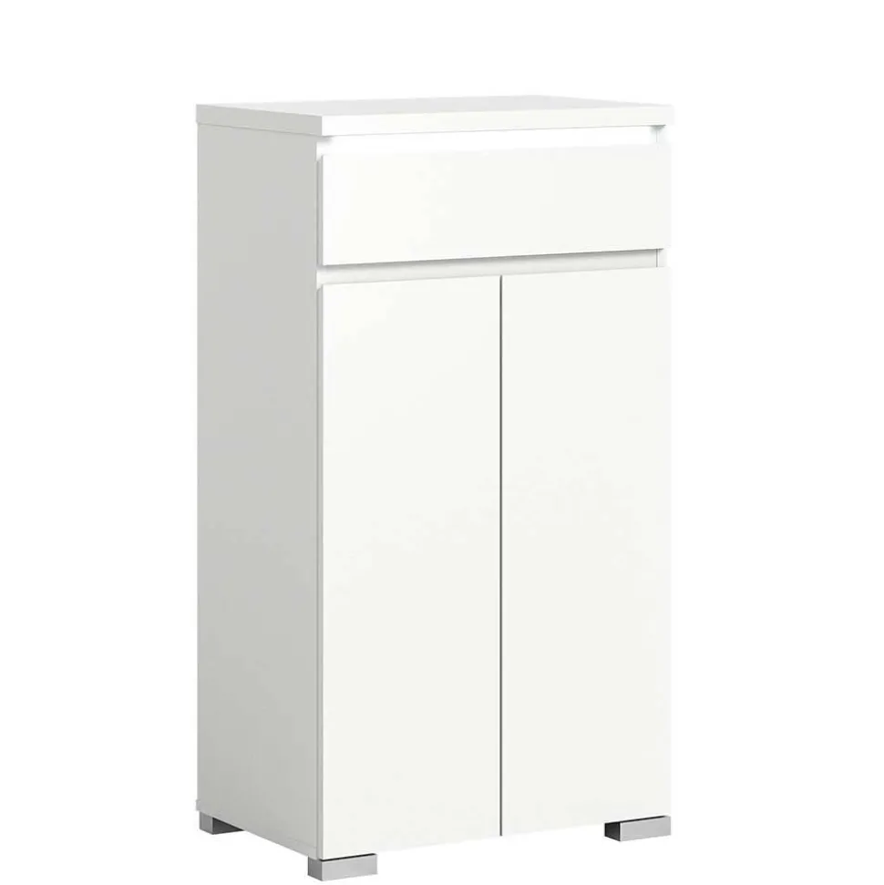 Weißes Schuh-Vertiko in modernem Design - Dany