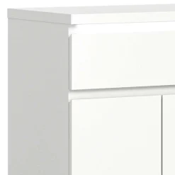 Weißes Schuh-Vertiko in modernem Design - Dany