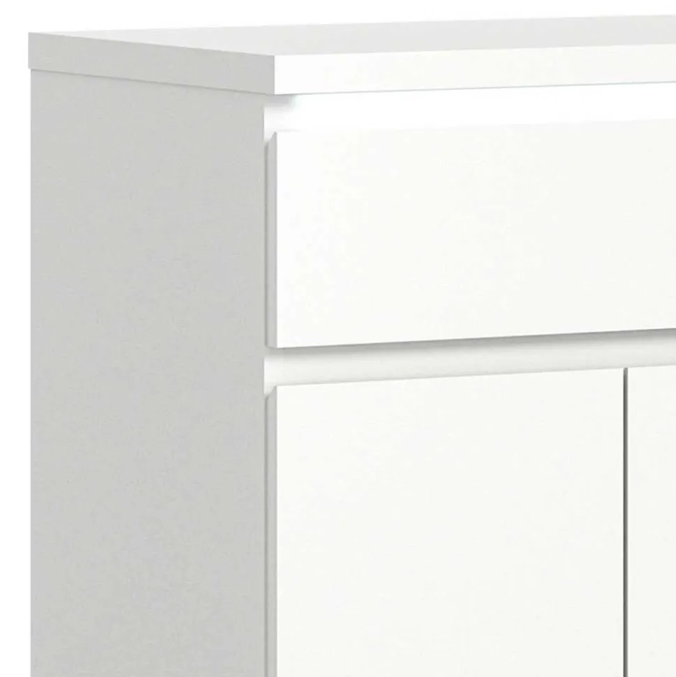 Weißes Schuh-Vertiko in modernem Design - Dany