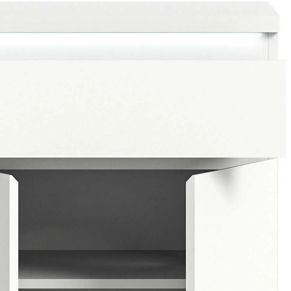 Weißes Schuh-Vertiko in modernem Design - Dany