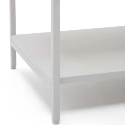 Weißes Sideboard in halboffenem Design - Dresconio