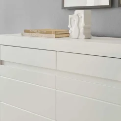 Weißes Sideboard mit 217 cm Breite - Ilana