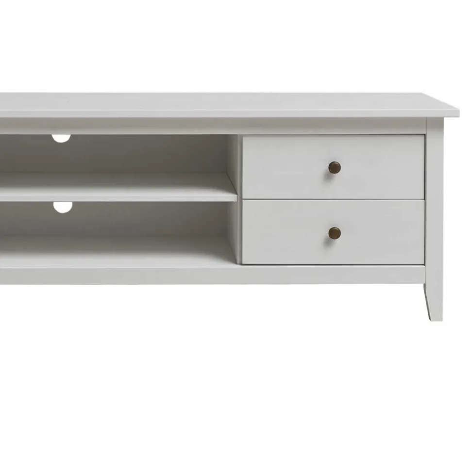 Weißes TV Board im Landhausstil - Astinion
