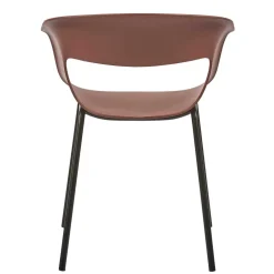 Wetterfeste Armlehnenstühle in Altrosa - Zandravo (2er Set)