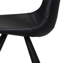 White Wash Eiche Tisch mit 4 Stühlen - Pulva (fünfteilig)