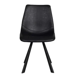 White Wash Eiche Tisch mit 4 Stühlen - Pulva (fünfteilig)