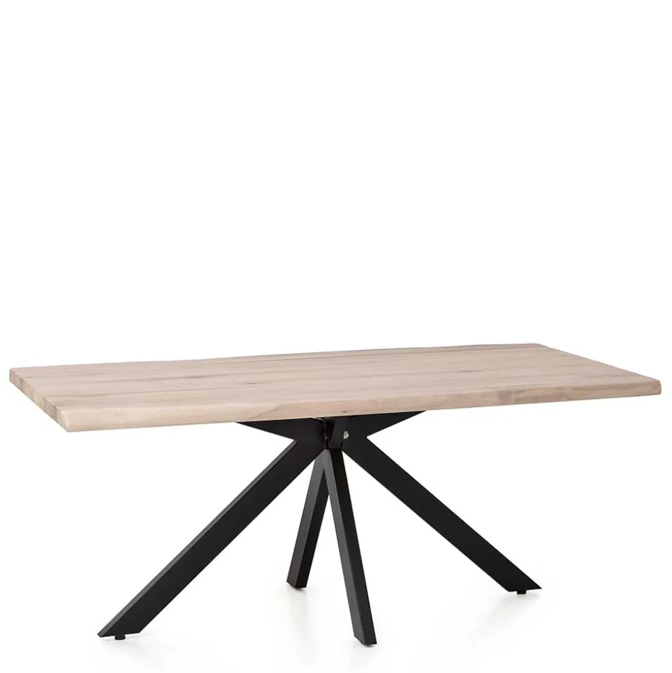 White Wash Esszimmertisch mit Baumkante - Wieza