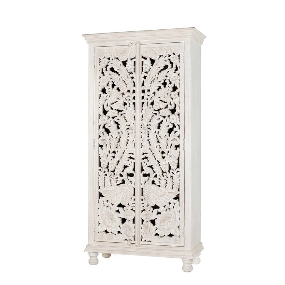 White Wash Schrank - dekoratives Design - Snake