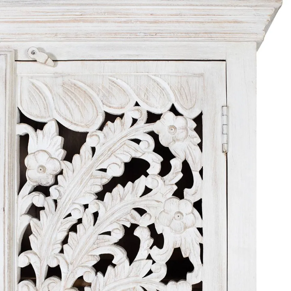 White Wash Schrank - dekoratives Design - Snake