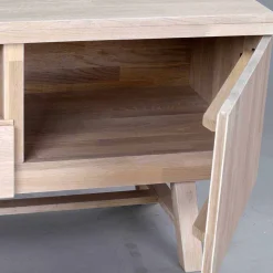 White Wash TV Lowboard aus Eiche - Dioca