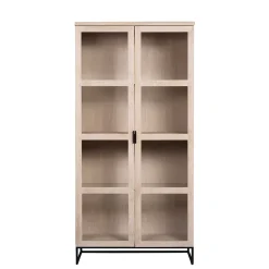 White Wash Vitrinenschrank modern - Myras