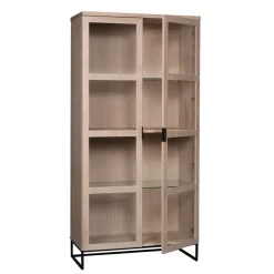White Wash Vitrinenschrank modern - Myras
