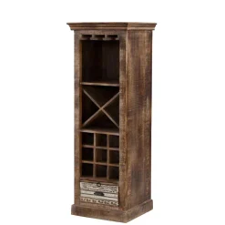 White Wash Weinregal im Vintage Look - Paola