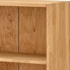 Wildeiche Aktenregal aus Massivholz - Rosenna