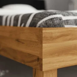 Wildeiche Bett mit 190cm Länge - Olbysca