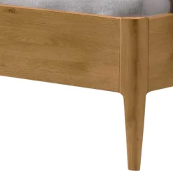 Wildeiche Doppelbett - kein Kopfteil - Defelira