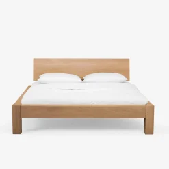 Wildeiche Doppelbett Amando in Honigfarben geölt