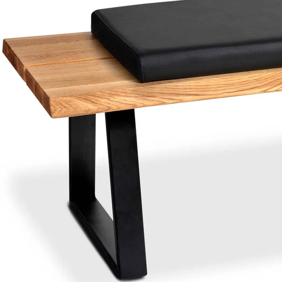 Wildeiche Esstischbank mit drei Sitzplätzen - Jessmine