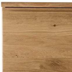 Wildeiche Hochkommode - 90 cm breit - Atluvia