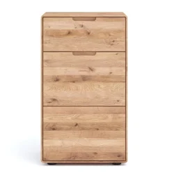 Wildeiche Hochkommode mit Tür und Schublade - Holiday