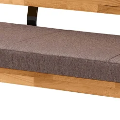 Wildeiche Küchenbank mit Rückenlehne - Virds