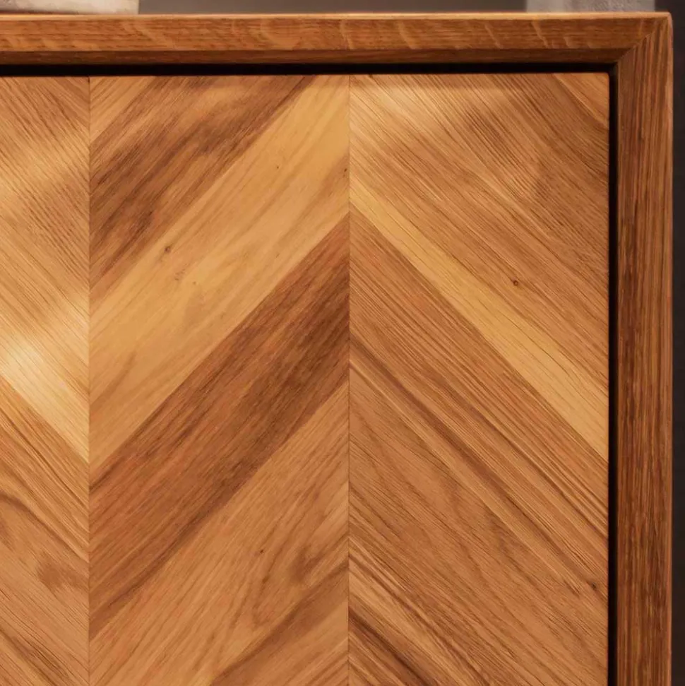 Wildeiche Kommode im modernen Skandi Stil - Kerfa I