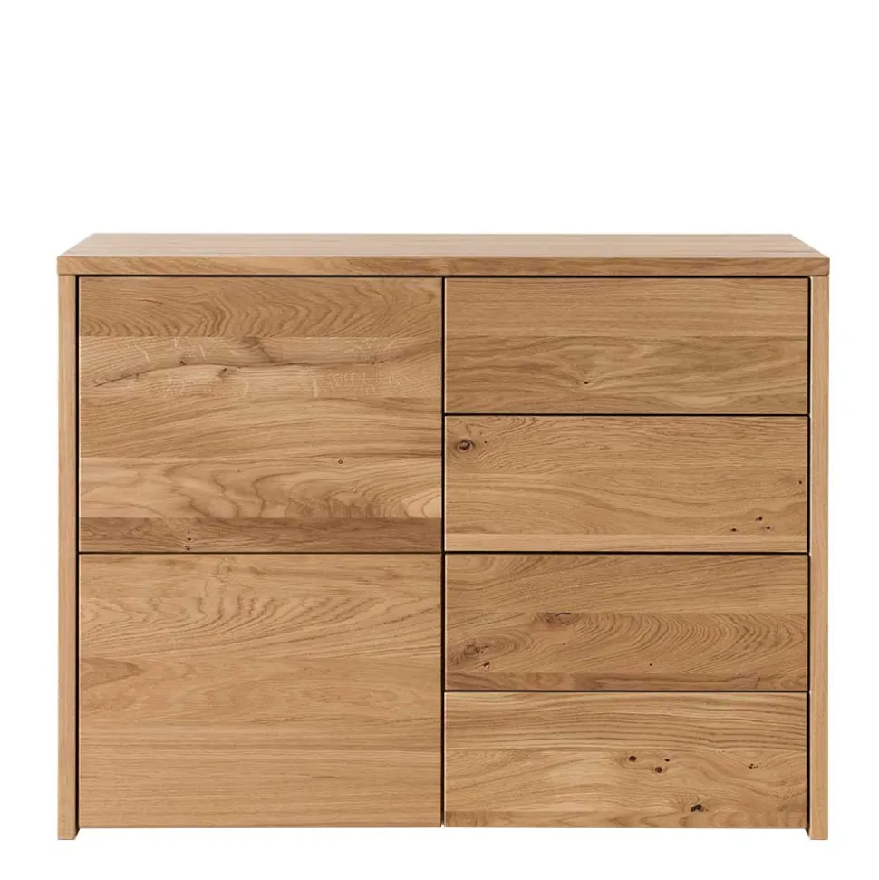 Wildeiche Kommode in 105 cm Breite - Vactivus