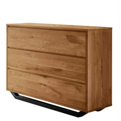 Wildeiche Kommode mit Metall Bügelgestell - Cancun