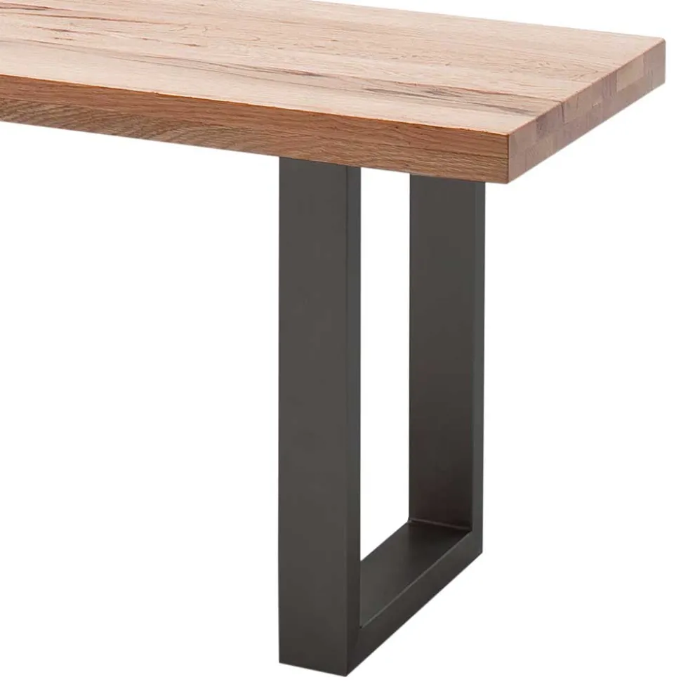 Wildeiche Loft Bank ohne Lehne - Chiano