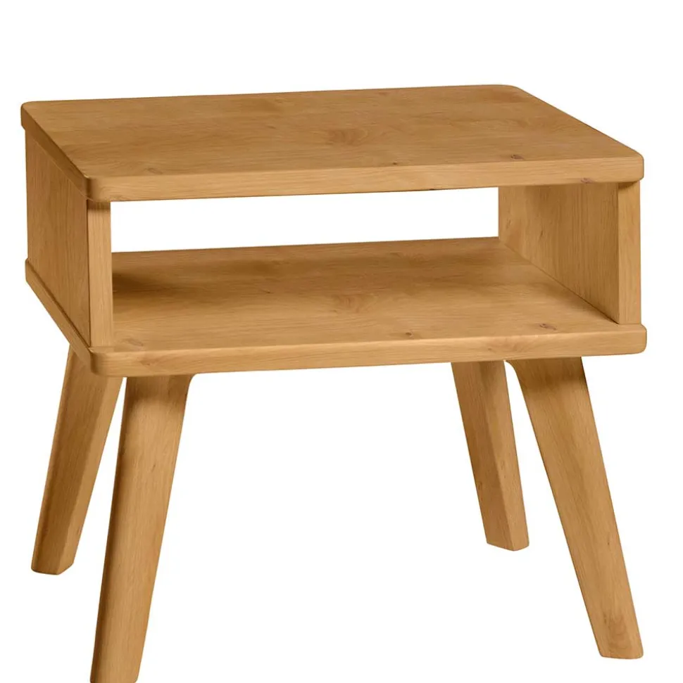 Wildeiche Nachtkonsole in Natur geölt - Fortava